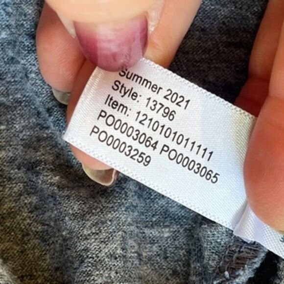 Marine Layer Grey Slub Cotton T-Shirt One Pocket Men's Large Re-Spun - Picture 7 of 7